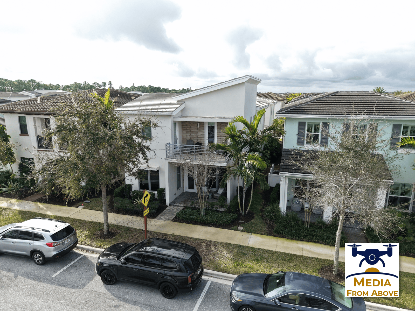 House picture by drone